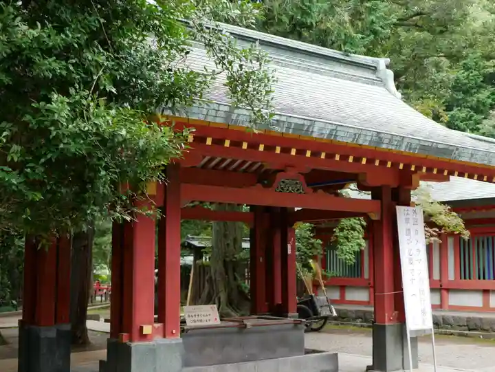 武蔵一宮氷川神社の手水舎