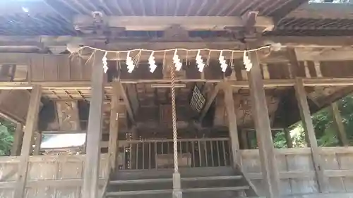 古宮八幡宮の本殿