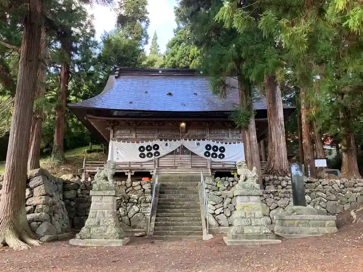 葛山落合神社の本殿・本堂