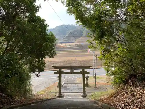 熊野神社の景色