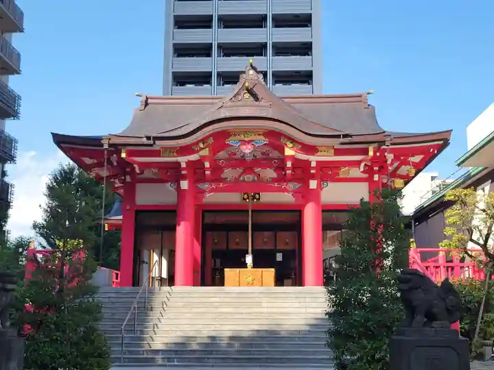 成子天神社の本殿・本堂