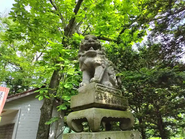 東神楽神社の狛犬