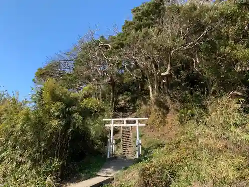 お天狗様の鳥居