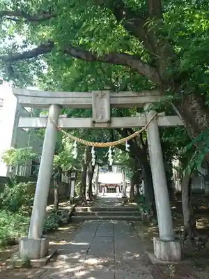 下高井戸八幡神社の鳥居
