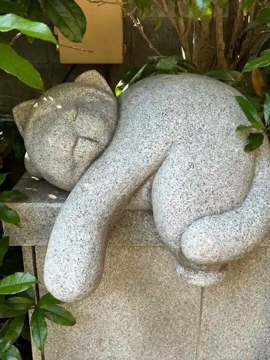 荻窪白山神社の狛犬