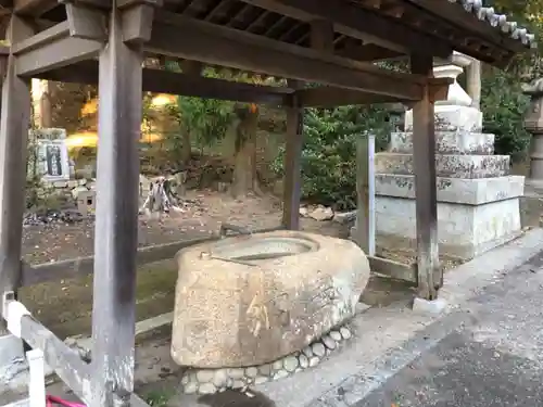中臣印達神社の手水舎