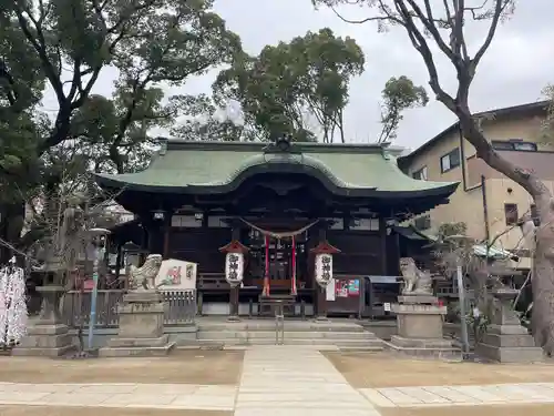 海老江八坂神社の本殿