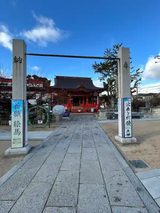 綱敷天満宮の鳥居