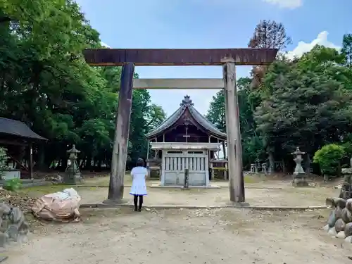 南山神明社の鳥居