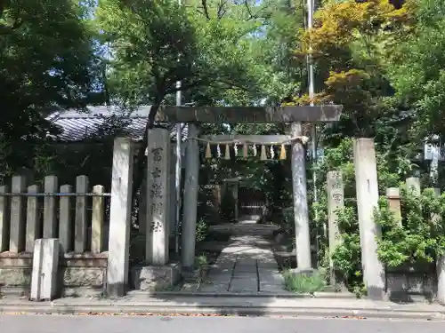 冨士浅間神社の鳥居