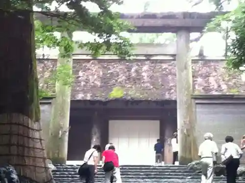 伊勢神宮内宮（皇大神宮）の鳥居