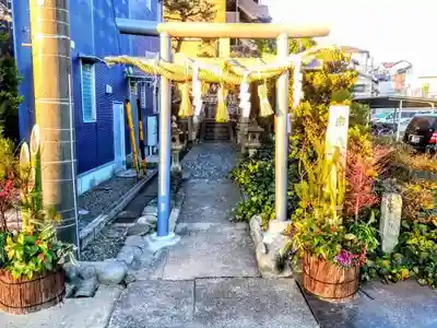 宗像神社（仲新田宗像神社）の鳥居