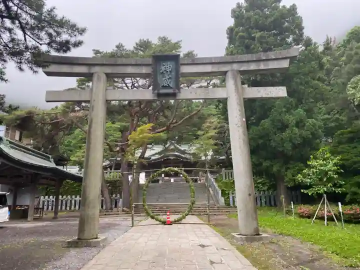 函館八幡宮の鳥居