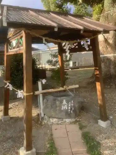 八王子神社（春日井）の手水舎