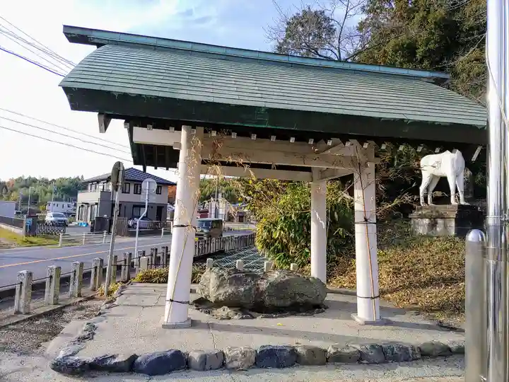 米野木神明社の手水舎