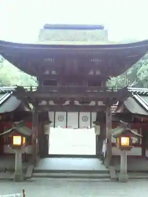 石上神宮の山門・神門