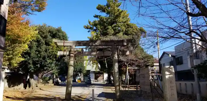 下総府中六所神社の鳥居