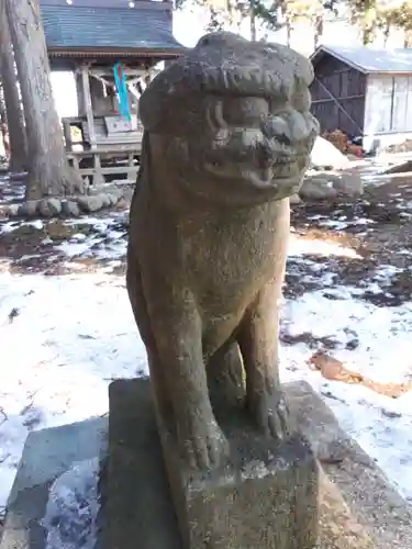 江釣子神社の狛犬