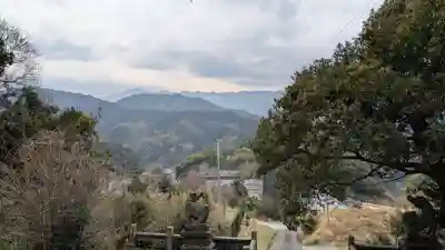 白山神社の景色