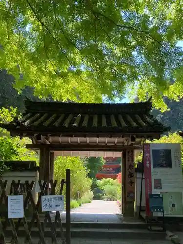 岩船寺の山門