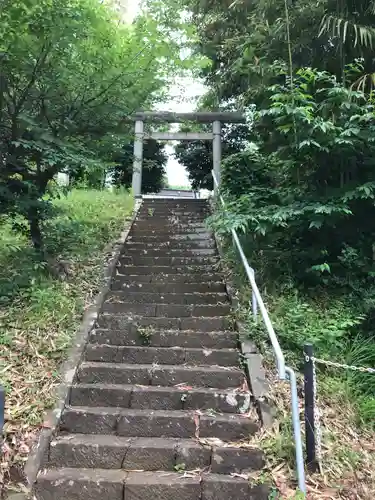 粟窪神社の鳥居