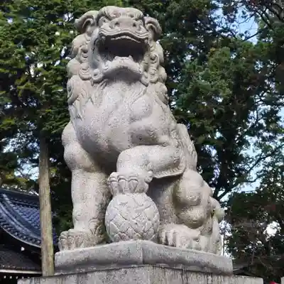 川原神社の狛犬