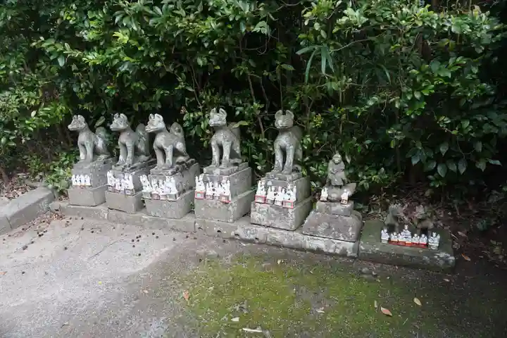 松江城山稲荷神社の狛犬