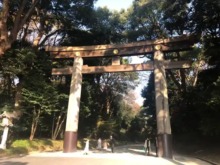 明治神宮の鳥居