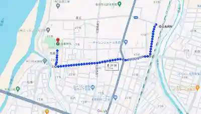 金峯神社の周辺