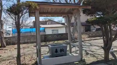 根室出雲神社の手水舎