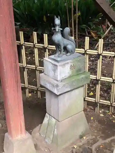 渋谷氷川神社の狛犬