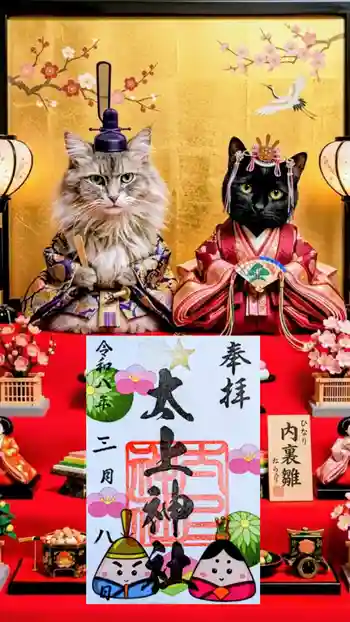 太上神社の御朱印 2026年03月