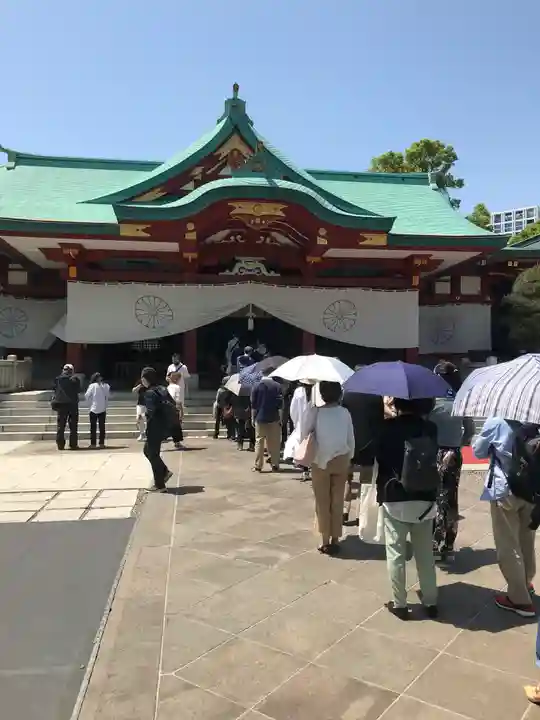 日枝神社の本殿・本堂