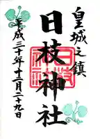 日枝神社の御朱印