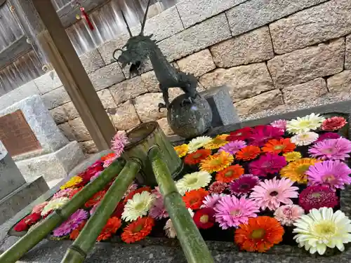 山﨑八幡宮の手水舎