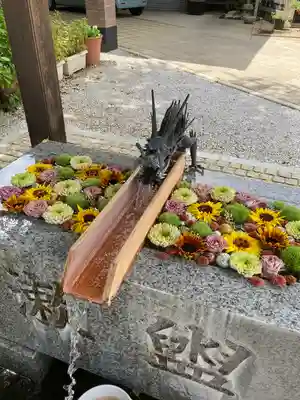 川越八幡宮の手水舎