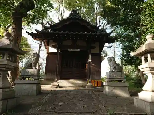 雷社・須佐之男社の本殿・本堂