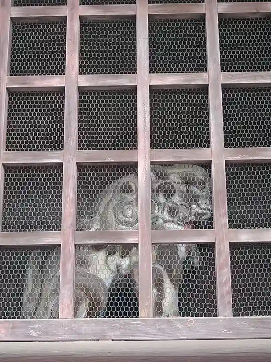 阿智神社の狛犬