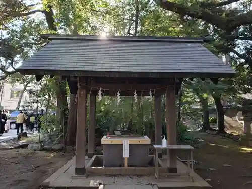 赤坂氷川神社の手水舎