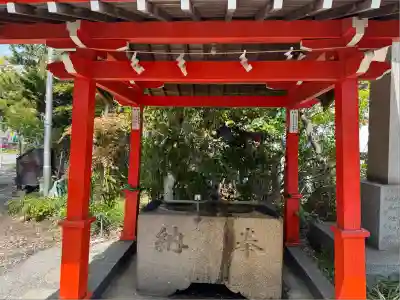 函館厳島神社の手水舎