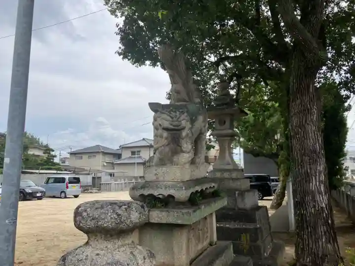 三津厳島神社の狛犬