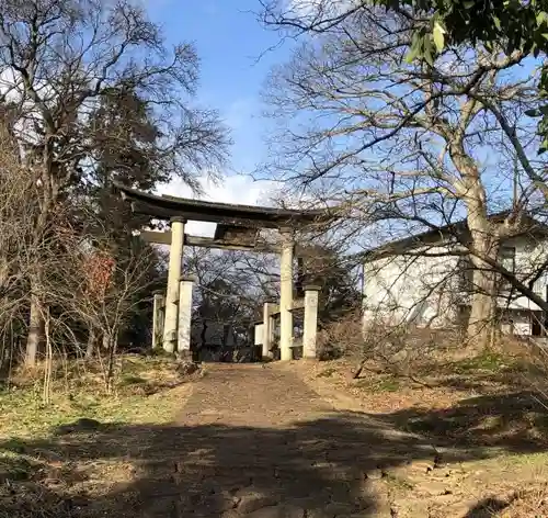 梁川八幡神社の鳥居