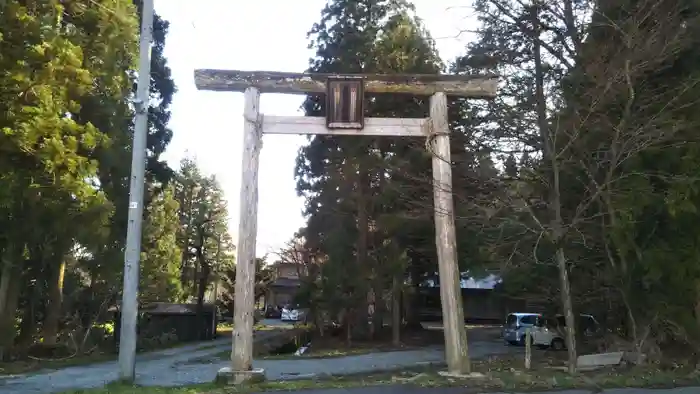 岩手山神社の鳥居