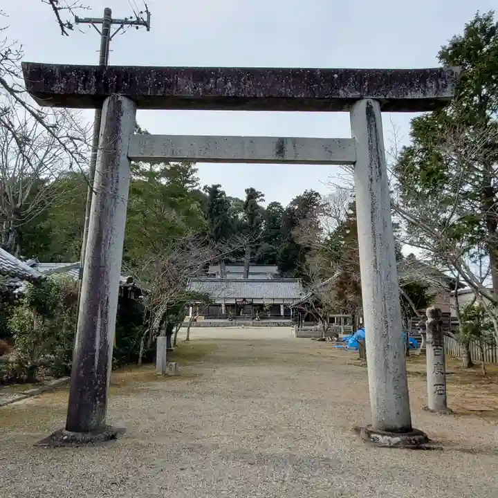 陽夫多神社の鳥居