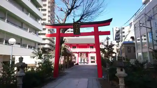 成子天神社の鳥居