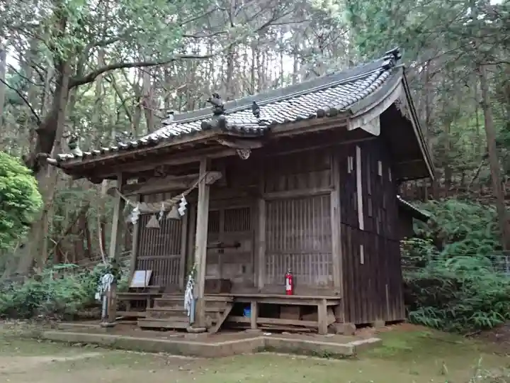阿口社(赤坂町)の本殿・本堂