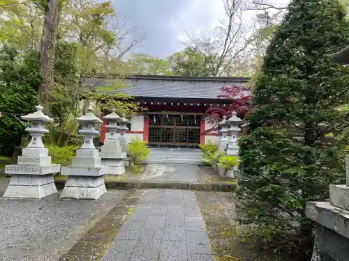 山中浅間神社の本殿