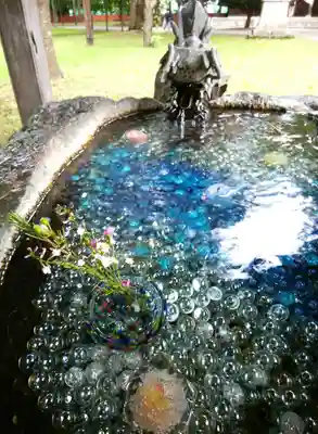 帯廣神社の手水舎