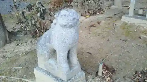 松澤神社の狛犬