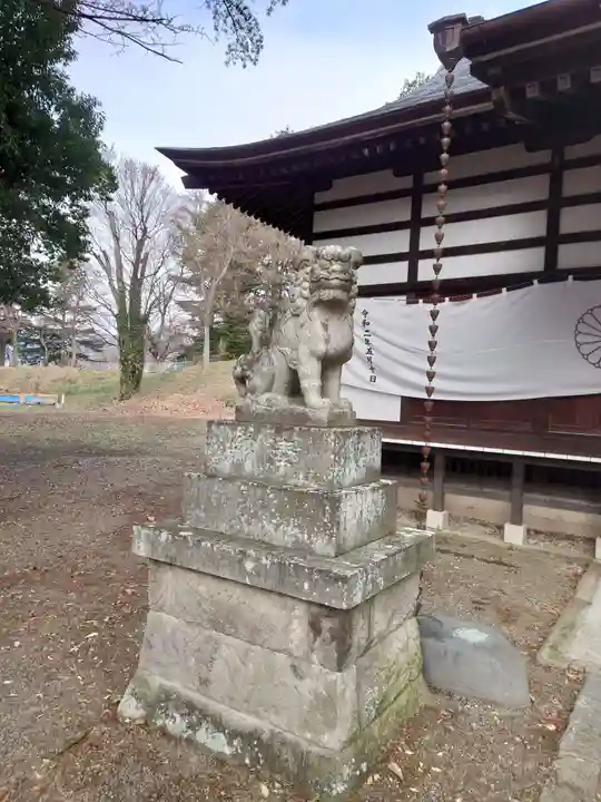 上田招魂社の狛犬